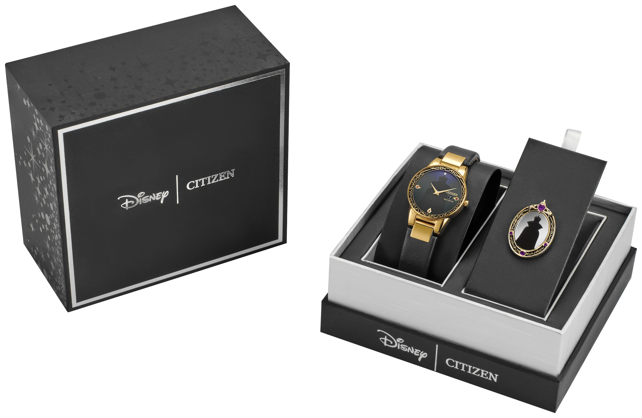 Evil Queen Shadow Black Dial Leather Strap GA1082-46W | CITIZEN